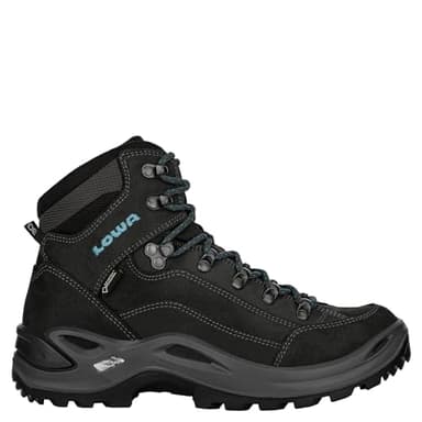 LOWA Stiefel mittel RENEGADE GTX MID Ws [2024] asphalt/türkis, 41