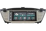 Costum fit Autoradio für Hyundai IX35 Android GPS Bluetooth WiFi Dab USB Full HD Touchscreen Display 7" Easyconnect