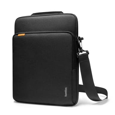 tomtoc 360° Laptoptasche für 13 Zoll 2025 MacBook Air M4/A3240, M3/A3113 M2/A2681 M1/A2337, 13-Zoll MacBook Pro M2/A2686 M1/A2338, 13" Surface Pro 11 Copilot+ PC, Wasserabweisend Laptop Schultertasche