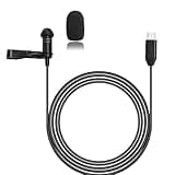 MICMXMO USB C Lavalier Mikrofon für iPhone 16 15 Pro Max, iPad Pro iPad 10 iPad Air 5/4, MacBook Pro/Air, Android Type-C Device,Galaxy S23/S22 Tab S9, Clip On Mini MIC für Live Streaming, 3M
