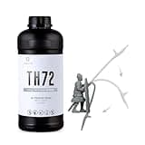 RESIONE UV Resin für 3D Drucker: Flexibles Robustes 3D Drucker Harz- Schlagfestes Langlebiges Photopolymer Resin für Alle DLP/LCD/MSLA 3D-Drucker - Biegsam und Nicht Spröde Mattes Grau 1KG