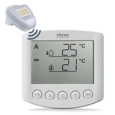 Elsner Elektronik Solexa 230 V Markisensteuerung – SMART HOME Funk Markisen Schalter Aufputz zur Jalousiesteuerung & Rollladensteuerung – Mit Sonnenautomatik & Windschutz/Regenschutz – Made in Germany