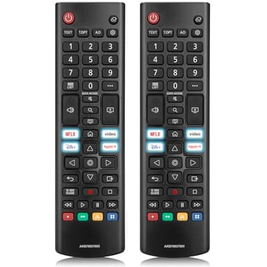 2er Pack Universal Fernbedienung für alle LG Fernseher UHD OLED EVO QHD QNED NanoCell 4K 8K Smart TVs Ersatz Fernbedienung Original für Magic Remote AKB75855501 AN-MR20GA AKB76040301 AKB76037605
