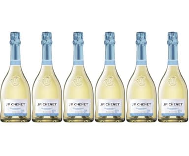 JP Chenet - Free Chardonnay - Alkoholfreier Sekt aus Frankreich (6 x 0,75 L)