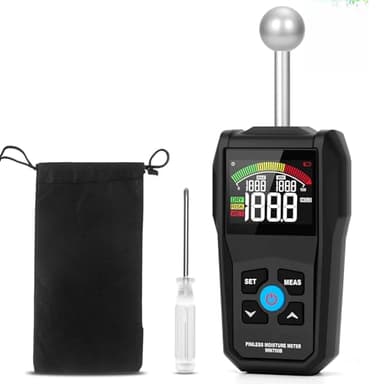 Feuchtigkeitsmessgerät Ofeace Feuchtigkeitsmessgerät Wänd mit Kugelsensor für Zerstörungsfreie Bereichsscans 20-40 mm Moisture Meter für Mauerwerk, Holz, Beton, Estrich & Gips Holzfeuchtemessgerät