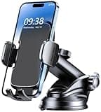 Babacom Handyhalterung Auto mit Saugnapf (Militärqualität) & Superstabile Basis, Rundum-Silikonschutz, Ein-Knopf-Release, kfz Handyhalterung für Armaturenbrett/Windschutzscheibe, 4,0-7,0-Zoll-Telefone