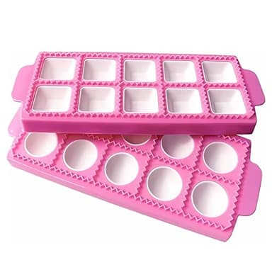 Knödelform Teigpresse, 2 Stück Form für Runde Ravioli, Italienische Ravioli Form, Raviolischneider Gebäck Werkzeug, Knödelform, für Die Herstellung Von Ravioli, Kuchen, Knödel