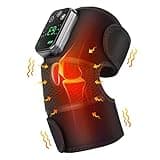 Knee Brace Beheiztes Kniemassagegerät Beheizte Kniebandage, Vibrations-Knie-Heizkissen, 3 einstellbare Intensität und Temperatur, Kniebandage für Knie/Ellenbogen/Schulter-Entspannung