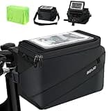 MEIJO Fahrradtasche Lenker mit Lenkeradapter, 6.5L Lenkertasche Fahrrad und Elektrofahrräder Wasserdicht Große Kapazität Fahrradkorb Vorne Fahrrad e-Bike