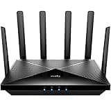 Cudy 4G LTE Cat 6 Modem Router, Dual SIM 4G Cellular Router, AC1200 Dual Band WLAN, 4 Gigabit Ports, OpenVPN, WireGuard, Band Lock, TTL, at Command