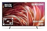 Samsung OLED 4K S85D Fernseher 65 Zoll, Samsung TV mit Neural Quantum 4K AI Gen2 Prozessor, OLED HDR, Contour Design, 4K Upscaling, Smart TV, KI TV, GQ65S85DAEXZG, Deutsches Modell [2024]