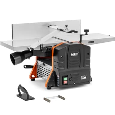 MSW MSW-WOBD-1500L Hobelmaschine mit Abrichte - 2-in-1-1500 W - 2 Messer - 252 mm Breite Dickenhobel Abricht- und Dickenhobel Dickenhobelmaschine Abrichthobel