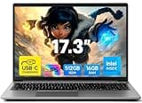 difinity 17.3 Zoll Premium Notebook Made in Germany mit USB-C Laden und 3 Jahren Garantie! Pentium 13th Gen N95 4x3.40 GHz, 16GB, 512GB, USB 3, WLAN, BT, HDMI, Windows 11 Prof, MS Office - #8047