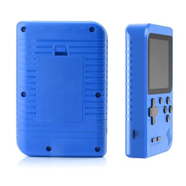 Handheld Spielkonsole, Retro Handheld Konsole Mit 500 Klassischen Fc Spielen, 3" LCD-Bildschirm, Retro Game Console Für Zwei Spieler Spiele Und Tv-Ausgang, Kinder Und Erwachsene (Blau)