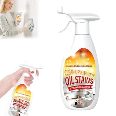 Heavy Duty Kitchen Degreaser, 2026 Neu Fettlöser Küchenreiniger Backofenreiniger Geeignet für Küche Backofen Grill und Herd 240ml (1 Stück)