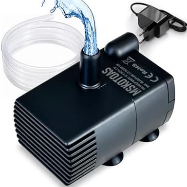 Automatische kleine Tauchpumpe mit Wassersensor, 2,5m 280L/h Mini-Kondensatpumpe, Wasserablauf für Entfeuchter, Klimaanlage, Eismaschine, Keller, Bautrockner, automatisches Ein Aus