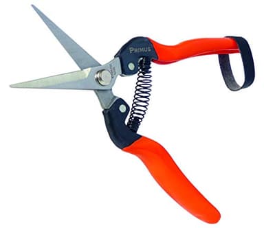 Garten Primus Gartenschere, Rosenschere, Rebschere, Floristenschere, Wunderschere, orange/silber, 18,1 x 4,9 x 1,8 cm, 01040