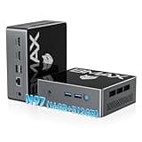 BMAX Mini PC Intel N97 (bis zu 3.6Ghz) 16GB RAM 512GB M.2 SSD Win-11 Pro B4Pro Micro Desktop Computer mit 4K HDMI/Gigabit Ethernet/WiFi 5/Bluetooth4.2/USB3.2 für Office Business Klein PC VESA