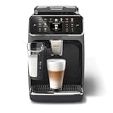 Philips Serie 5500 Kaffeevollautomat – LatteGo Milchsystem, 20 heiße und kalte Kaffeespezialitäten, 40% leiser mit SilentBrew, QuickStart, Grau (EP5544/50)