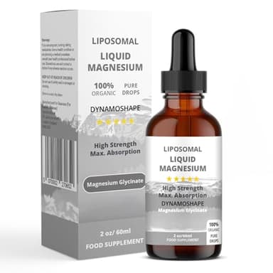 Magnesium Liposomal Supplement. Highly absorbable for Optimal Energy, Muscle Health, Brain Health and General Immune Support