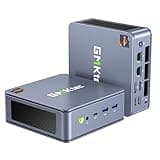 Mini PC GMKtec Mini PC, M5 Plus AMD Ryzen 7 5825U (8C/16T, bis 4.5 GHz), 32GB DDR4 RAM 1TB NVMe SSD Dual LAN 2.5G mini pc windows 11 pro, WiFi 6, USB 3.2, Type-C/BT 5.2/DP/HDMI mini gaming pc für Büro