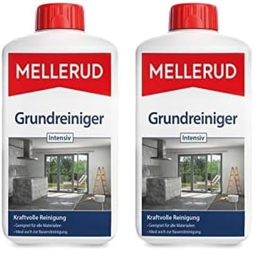 MELLERUD Grundreiniger Intensiv | 1 x 1 l | insbesondere zur Reinigung des Haushaltes nach Bau- oder Renovierungsarbeiten (Packung mit 2)