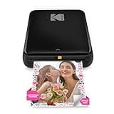 KODAK Step Sofort-Smartphone-Fotodrucker - Tragbarer Mini-Farb-Mobilfotodrucker - Zink 2x3” Klebefotos - Bluetooth-kompatibel mit iOS- & Android-Geräten - Spaßige Bearbeitungs-App - Schwarz