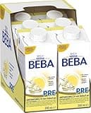 BEBA PRE Anfangsmilch trinkfertig, von Geburt an, Babynahrung, nur Laktose, ohne Palmöl, 6er Pack (6 x 200ml)