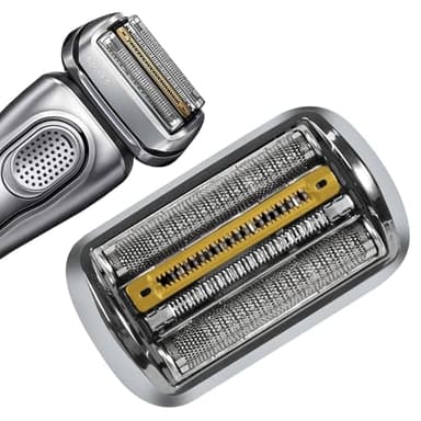 92S Series 9 Elektrorasierer Ersatzteil, Scherkopf Serie 9 für Elektrorasierer, Kompatibel mit Series 9 Pro Scherkopf 9290cc,9291cc,9370cc,9293s,9385cc,9390cc,9330s,9296cc, Silber