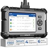 TOPDON OBD2 Diagnosegerät ArtiDiag500, Diagnosegerät Auto für Motor/Getriebe/ABS/SRS, Öl-Reset, Lenkwinkelsensor-Reset, Drosselklappenanpassung, Free Software-Upgrade, Android 7.0, Kabelgebunden