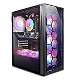 STGsivir Gaming PC, Core 10100F bis zu 4.3 GHz, GeForce GTX 1660 Super 6GB GDDR6, 16GB DDR4, 1TB SSD, WiFi 600M, BTB 5.0, RGB Lüfter x 6, W11H64, Gamer PC Computer Desktop Rechner
