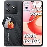 Blackview Wave 8 Handy Ohne vertrag Android 14, 12GB+128GB/2TB TF, 90Hz 6.56", 5000mAh Smartphone ohne vertrag Günstig, Octa Core, 13MP+8MP, Dual SIM/Fingerabdruck/GPS/OTG/Handytasche/Härtungsfolie