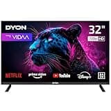 DYON Movie Smart 32 VX - 80 cm (32 Zoll) Fernseher (HD Smart TV, HD Triple Tuner (DVB-C/-S2/-T2), App Store, Prime Video, Netflix, YouTube, DAZN, Disney+)