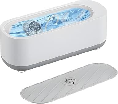 Ultraschallreinigungsgerät Brille Ultraschall Brillenreinigungsgerät Ultrasonic Sonic Cleaner Ultraschallbad 45000Hz Ultraschallreiniger Brille Für Reinigung Brillen Schmuck Uhren Zahnprothesen