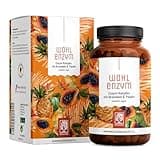 Wohlenzym Enzym Komplex mit 800mg Bromelain (5000 F.I.P), Papain, Rutin - Ananas & Papaya Enzym vegan - Immunsystem* Unterstütztung - Magensaftresistente Kapseln von NATURTREU®