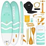 Stand Up Paddling Board Hochwertigem Zubehör - HUIIKE | SUP Board, Stand Up Paddle mit Dual-Use-Paddel und Kajaksitz | Stand-Up Paddling mit Großer Stabilität | Standup Paddleboard Aufblasbar Set