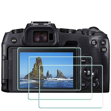 ULBTER Displayschutz für Canon EOS RP Displayschutzfolie Schutzfolie EOSRP 9H Härte LCD Gehärtetes Glas Kratzfest Anti-Fingerabdruck Anti-Staub Blasenfrei [3 Stück]