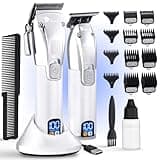 Fagaci Haarschneidemaschine Profi mit Turboleistung und Präzisem Schnitt, 5H/3H Akku Haarschneider Herren, Motor-Schutz Langhaarschneider Herren, Haarscherer, Hair Clippers For Men