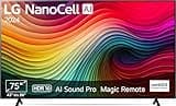 LG 75NANO81T6A TV 75" (190 cm) NanoCell Fernseher (α5 Gen7 4K AI-Prozessor, webOS 24, HDR10, bis zu 60Hz) [Modelljahr 2024]