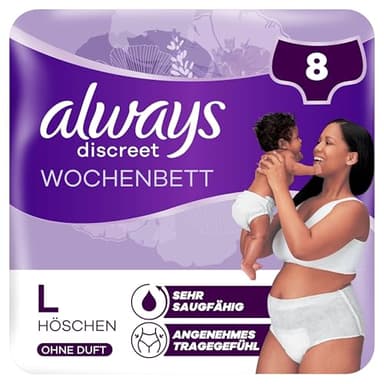 Always Discreet Wochenbett Höschen L