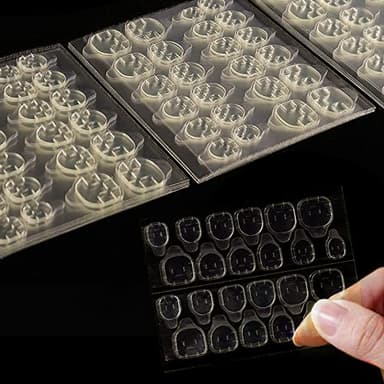 360 Pcs Doppelseitiger Nagelkleber Aufkleber Transparent, Nagel Klebepads, Transparent Jelly Gel Tape Adhesive Tabs für DIY Maniküre Dekoration
