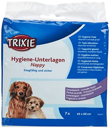Trixie 23371 Welpen-Unterlage Nappy-Stubenrein mit Lavendelduft, 40 × 60 cm, 7 St.