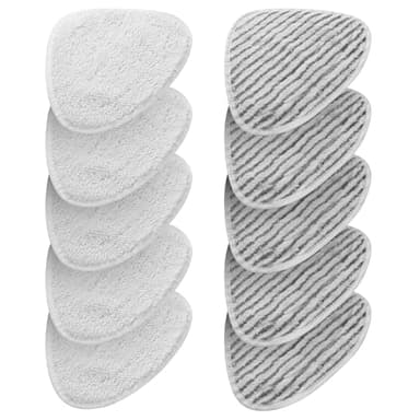 10 Pack für Vileda Steam Plus Dampfreiniger Steam Ersatzbezüge Mikrofasern Set,für vileda Dampfreiniger ersatzbezüge,für vileda bodenwischer ersatzbezug,Langlebig und Perfekte Passform