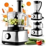 ProfiCook® 3in1 Küchenmaschine | Mixer, Küchenmaschine und Entsafter | 1200W | zum schneiden, raspeln und kneten | Nachfüllöffnung | stufenlose Geschwindigkeit | inkl. 11 Zubehörteilen | PC KM 1063