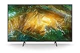 Sony KD-49XH8096 Bravia 123 cm (49 Zoll) Fernseher (Android TV, LED, 4K Ultra HD (UHD), High Dynamic Range (HDR), Smart TV, Sprachfernbedienung, 2020 Modell) Schwarz