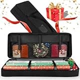 CHRI Geschenkpapier Aufbewahrung Organizer, 82x12x34cm Aufbewahrung mit Netztaschen 600D Oxford Reißfest