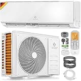 KESSER® Klimaanlage Set Split - mit WiFi/App Funktion Klimagerät - Kühlen A++/ Heizen A+ -12000 BTU/h (3.400 Watt) Kältemittel R32 - Fernbedienung, Timerfunktion - Inkl. komplettem Montagematerial