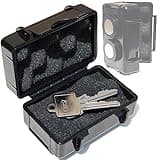 Unzerstörbare Magnetische Aufbewahrungs-Box, Wasserdichter Outdoor Schlüssel-Behälter zur Aufbewahrung von GPS-Tracker mit Magnet-Halterung, Kompatibel mit Airtag
