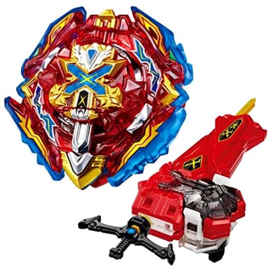 Elrozo B-200 Xiphoid Xcalibur + Launcher Kreisel für Beyblade Burst Turbo Evolution Surge Arena