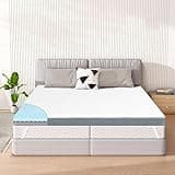 Zoelik Topper 180x200cm, 8cm Höhe Gelschaum Matratzentopper, Atmungsaktive Memory Foam Mattress Topper fur Bett, Boxspringbett, Schlafsofa